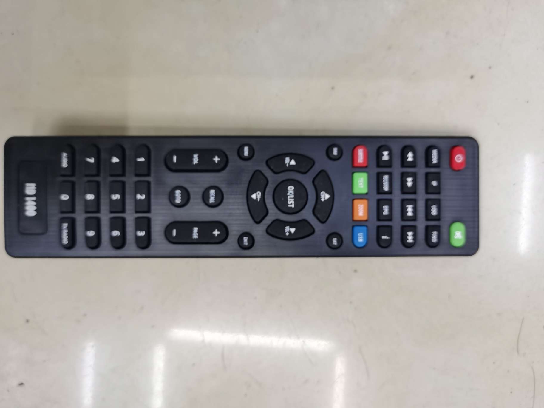 The HD1400 is compatible with the STAR SAT/SAM SAT SET-top box TV remote control