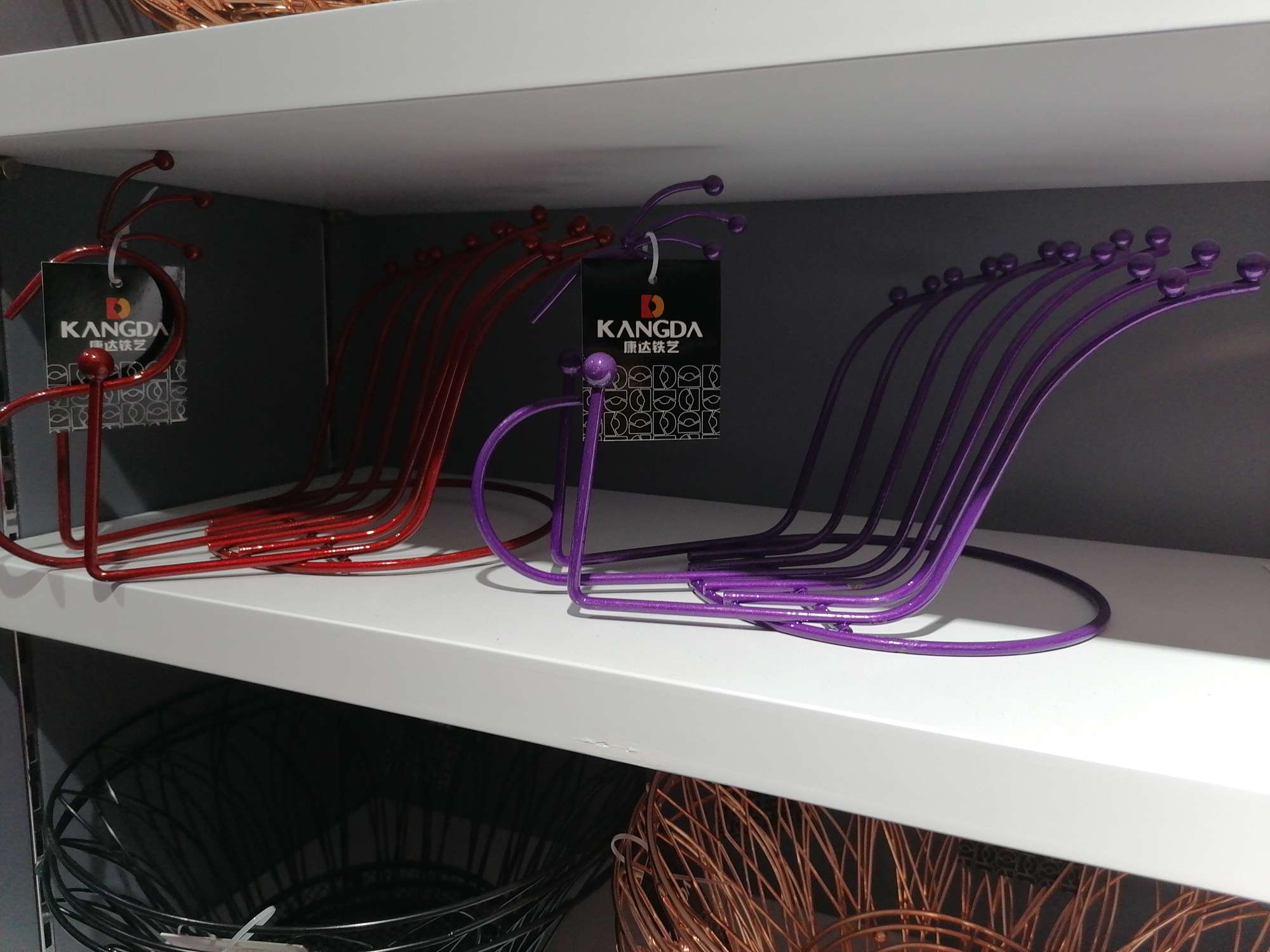 孔雀六杯架细节图