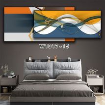 精选现代卧室晶瓷镶钻装饰壁画几何波浪W1017-15