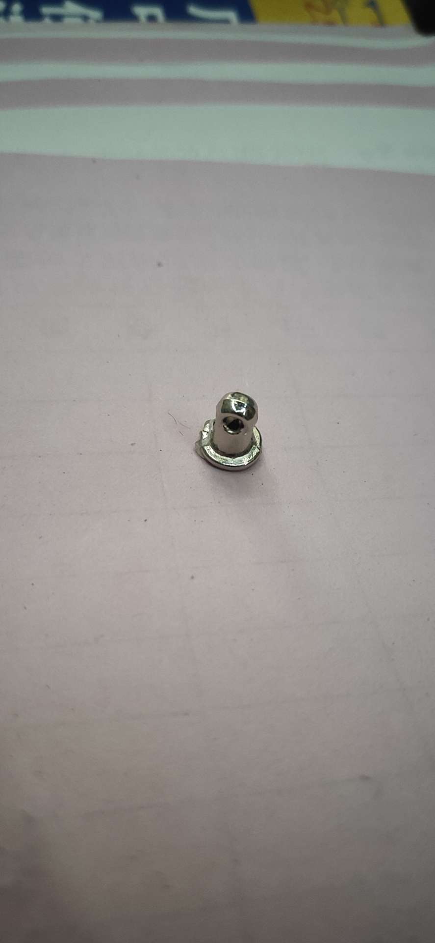 带孔和尚头奶嘴钉挂件配件挂铃铛五金