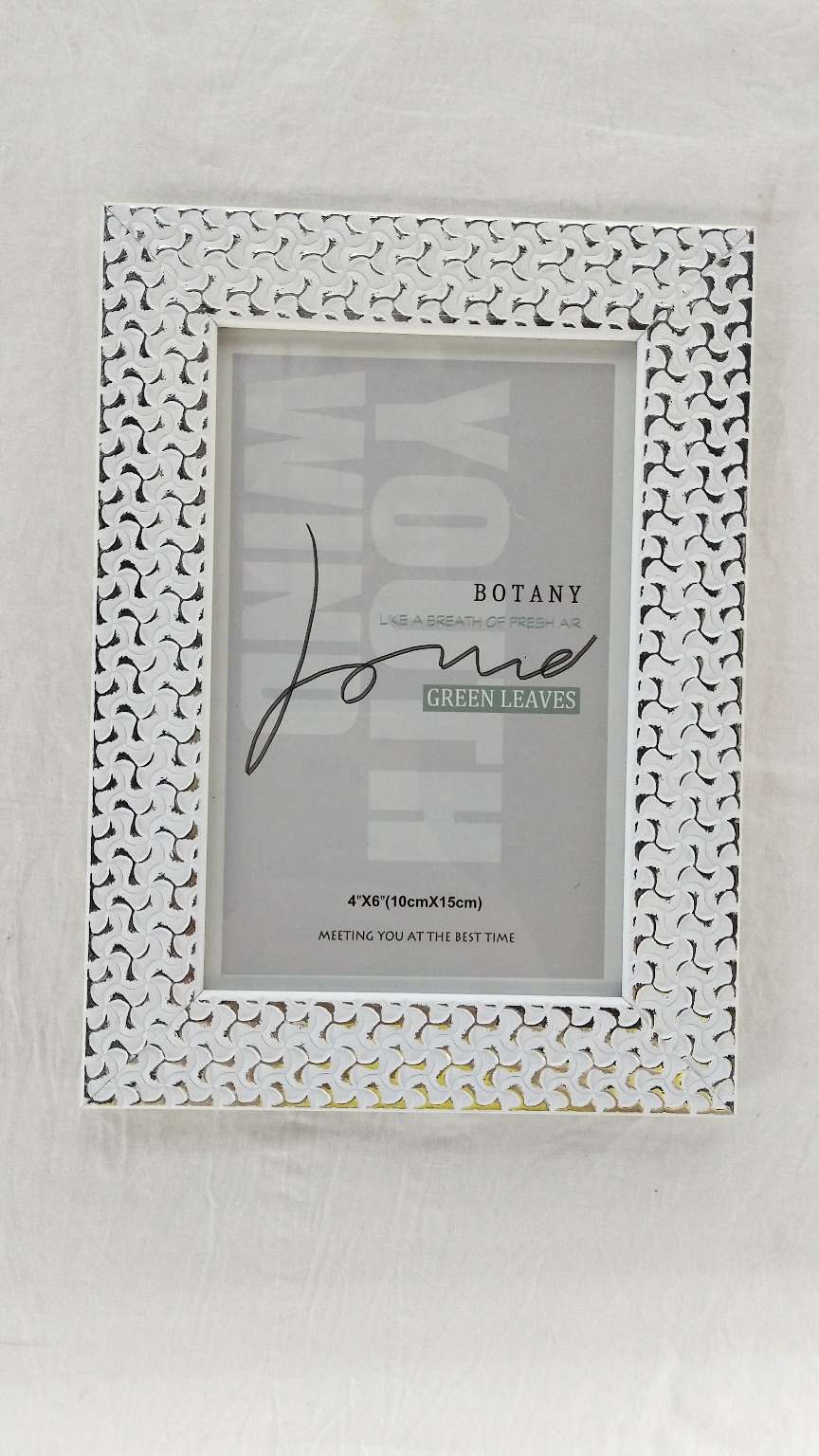 平板相框上面印花烫银色。