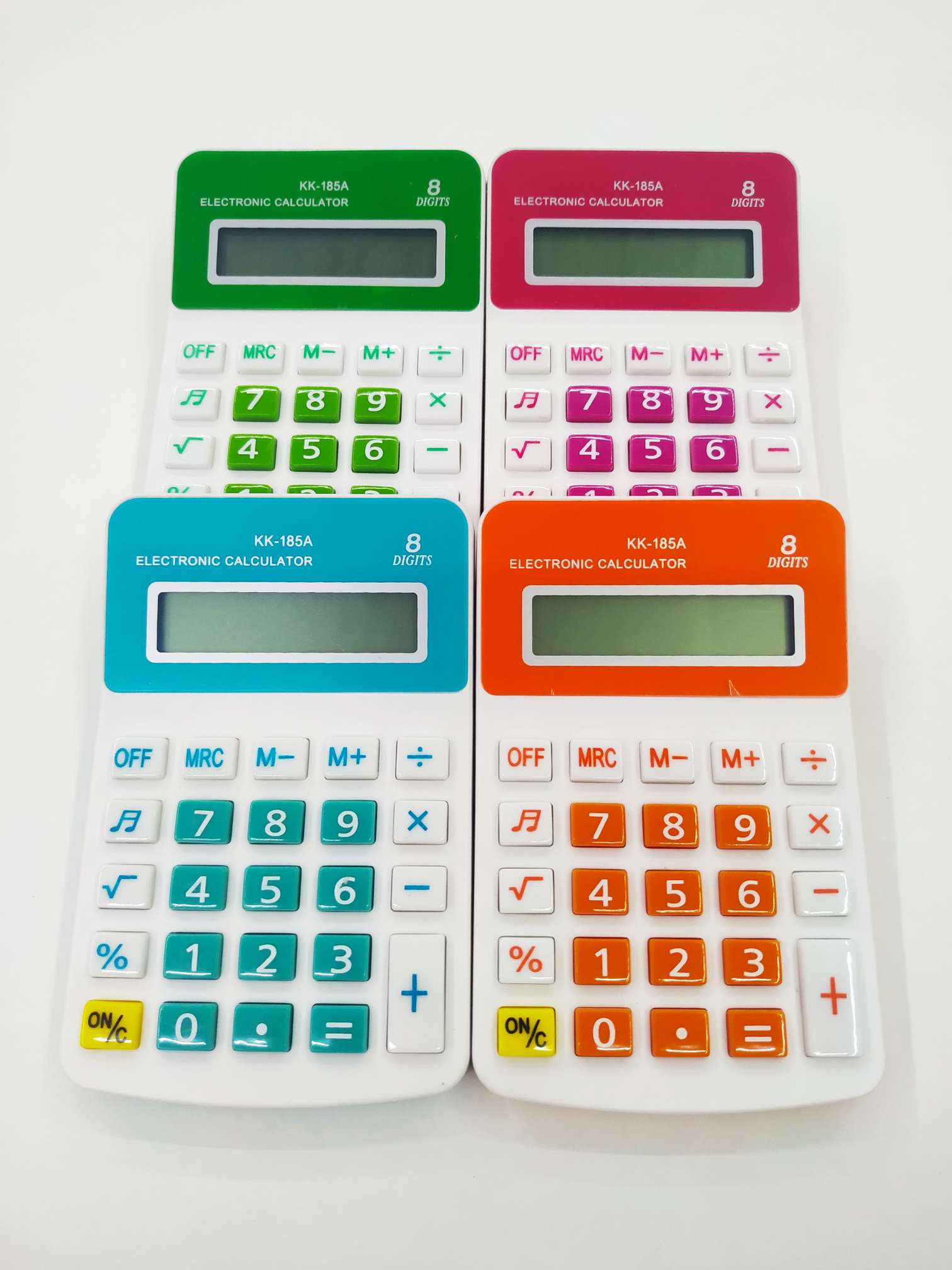 Kk-185a color electronic Calculator Mini Ultra small portable card Student office finance Ultra thin calculator