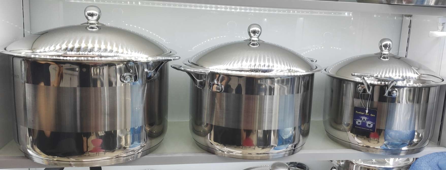 Stainless steel large soup pot, zinc alloy 6-piece set, stainless steel large soup pot 6-piece set, stainless steel large soup pot