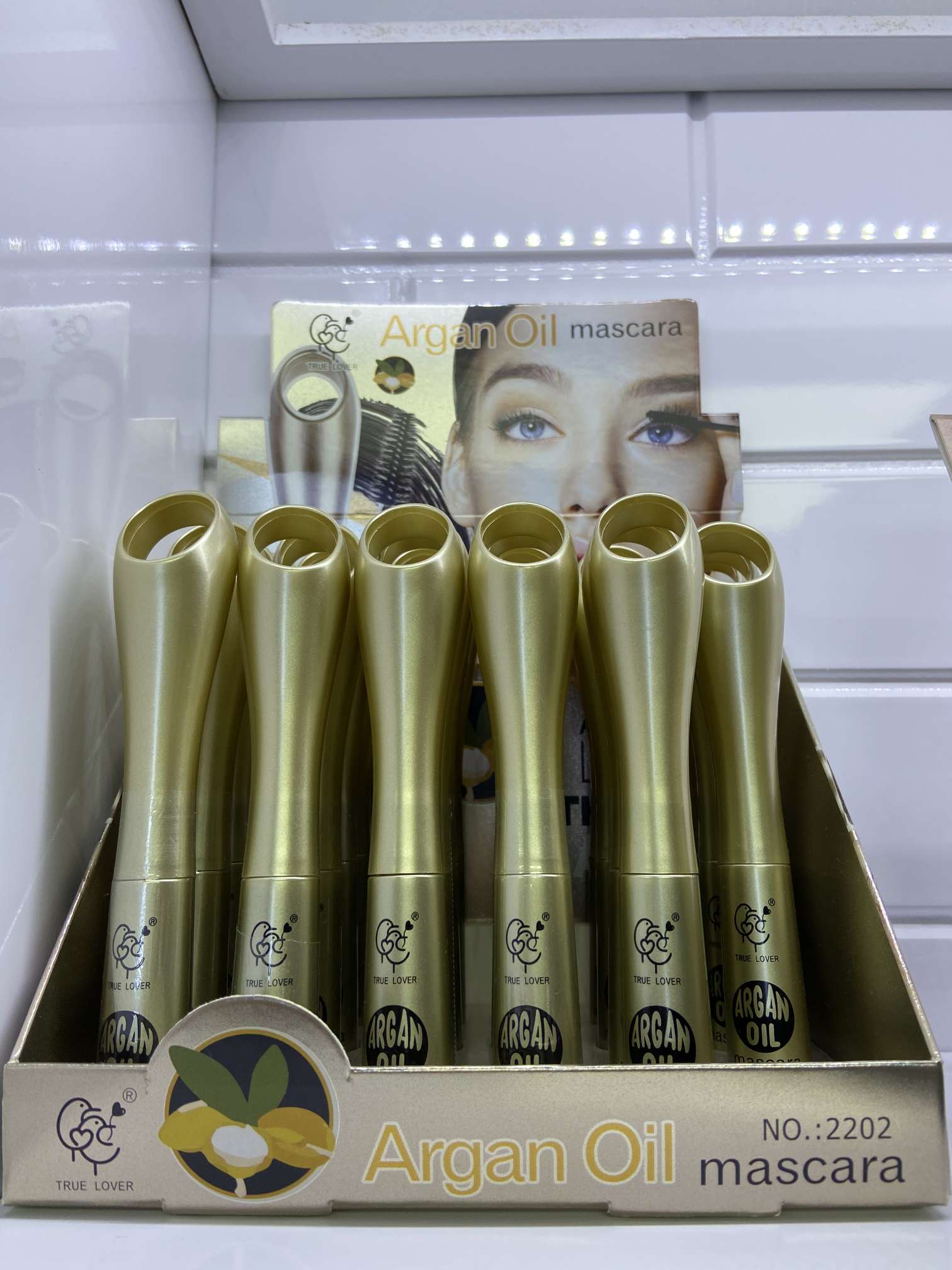 金色管子睫毛膏厂家直销彩妆用品眼部彩妆防水防汗