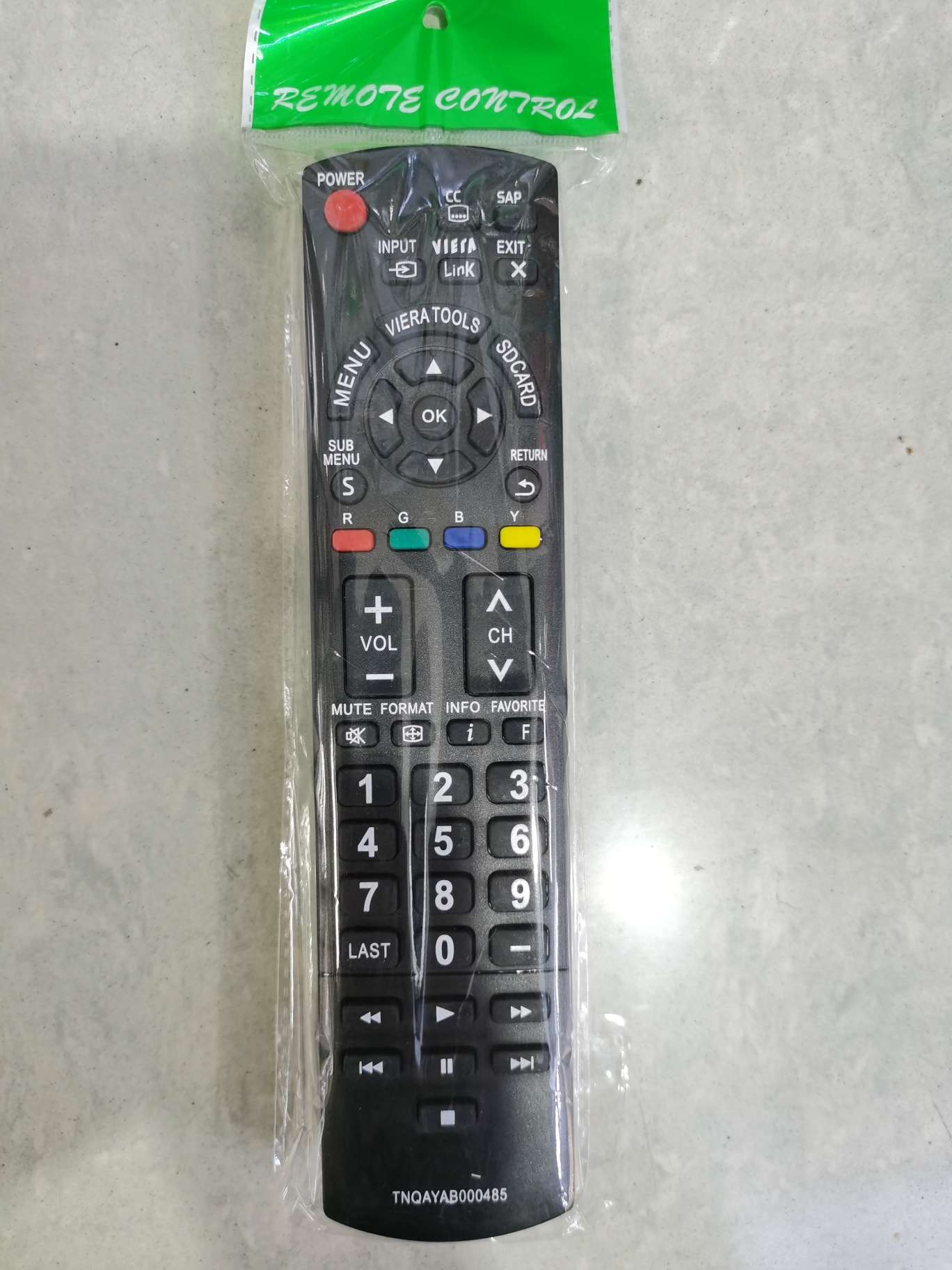 TNQAYAB000485LEDLCD TV remote control