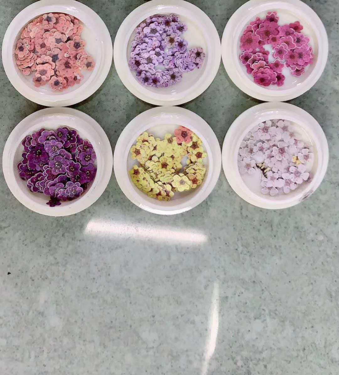 Nail Wood Pulp Flower Patch Ultra Thin Imitation Dry Flower Piece Nail Jewelry Diy details Picture