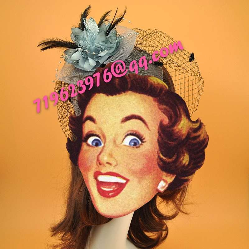 Elastic yarn nets, dress head-dress insignia on a cap 🌸! Accessories! full figure