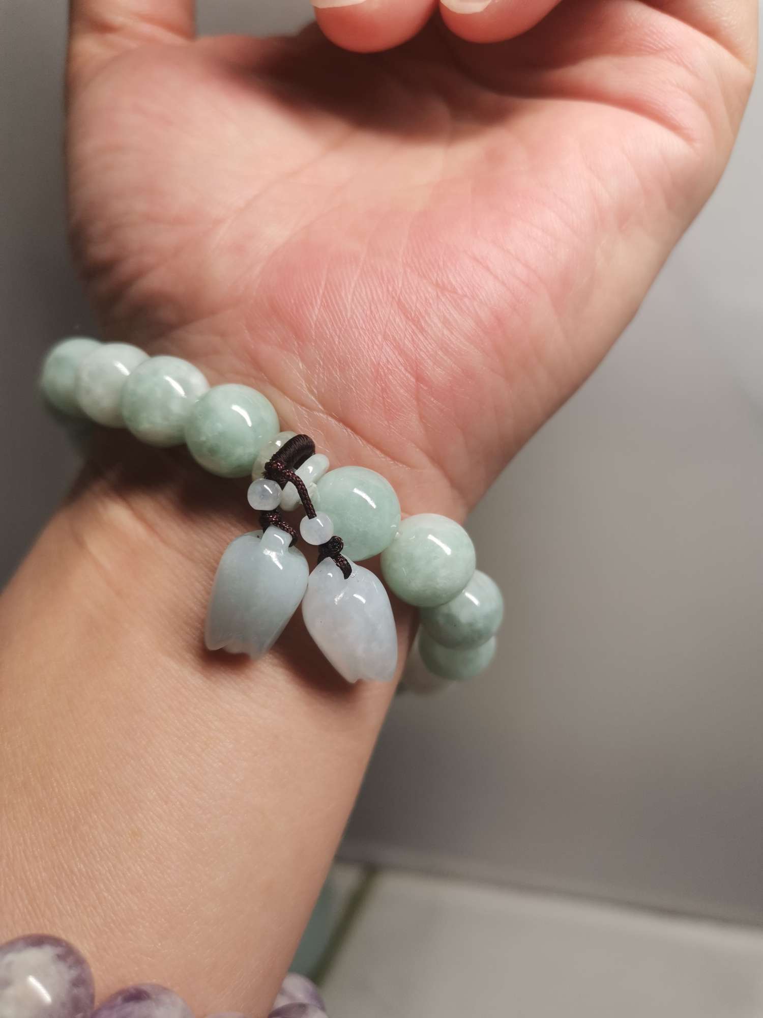 Myanmar esmeralda. Pulsera magnolia undefined