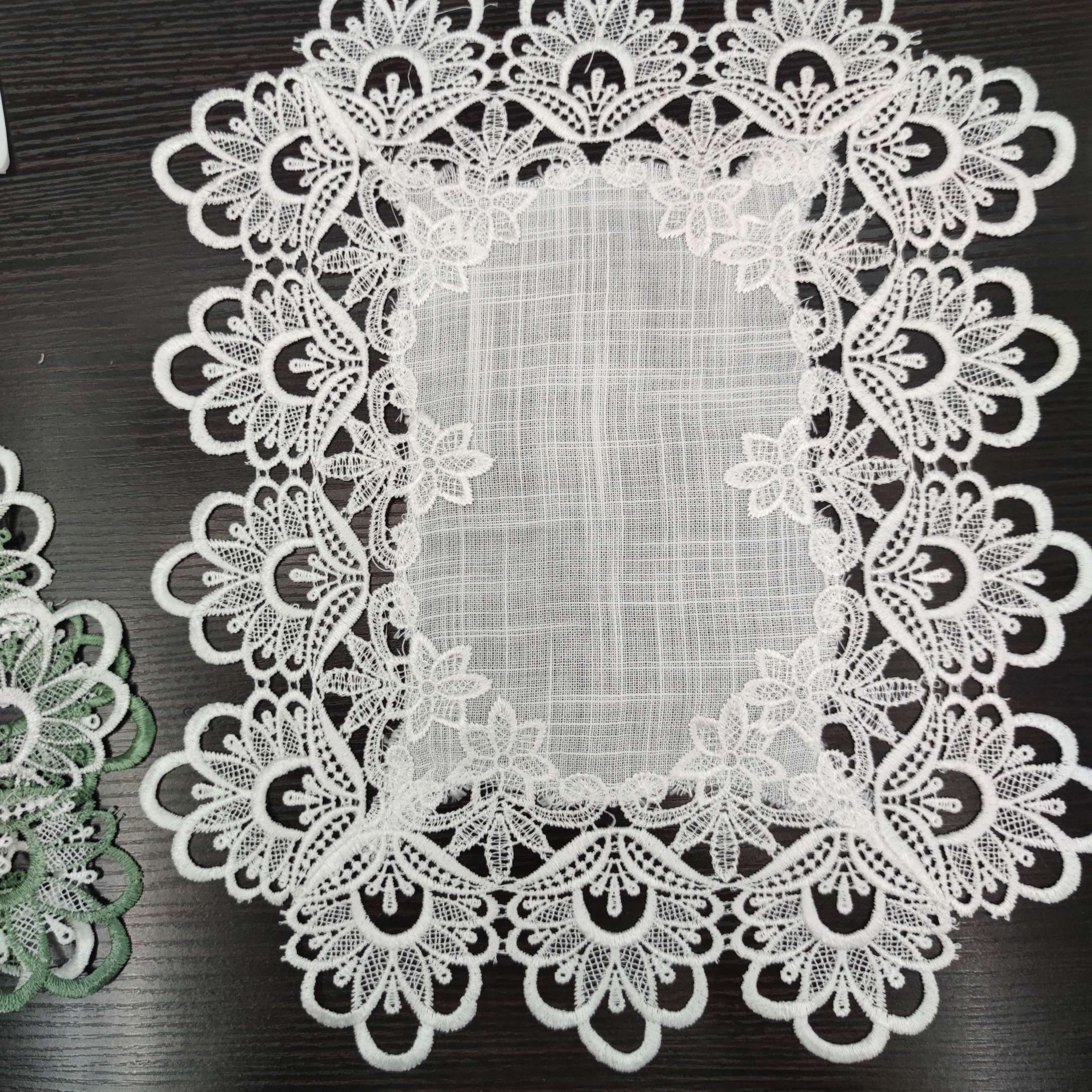 Tablecloth Placemat White Lace