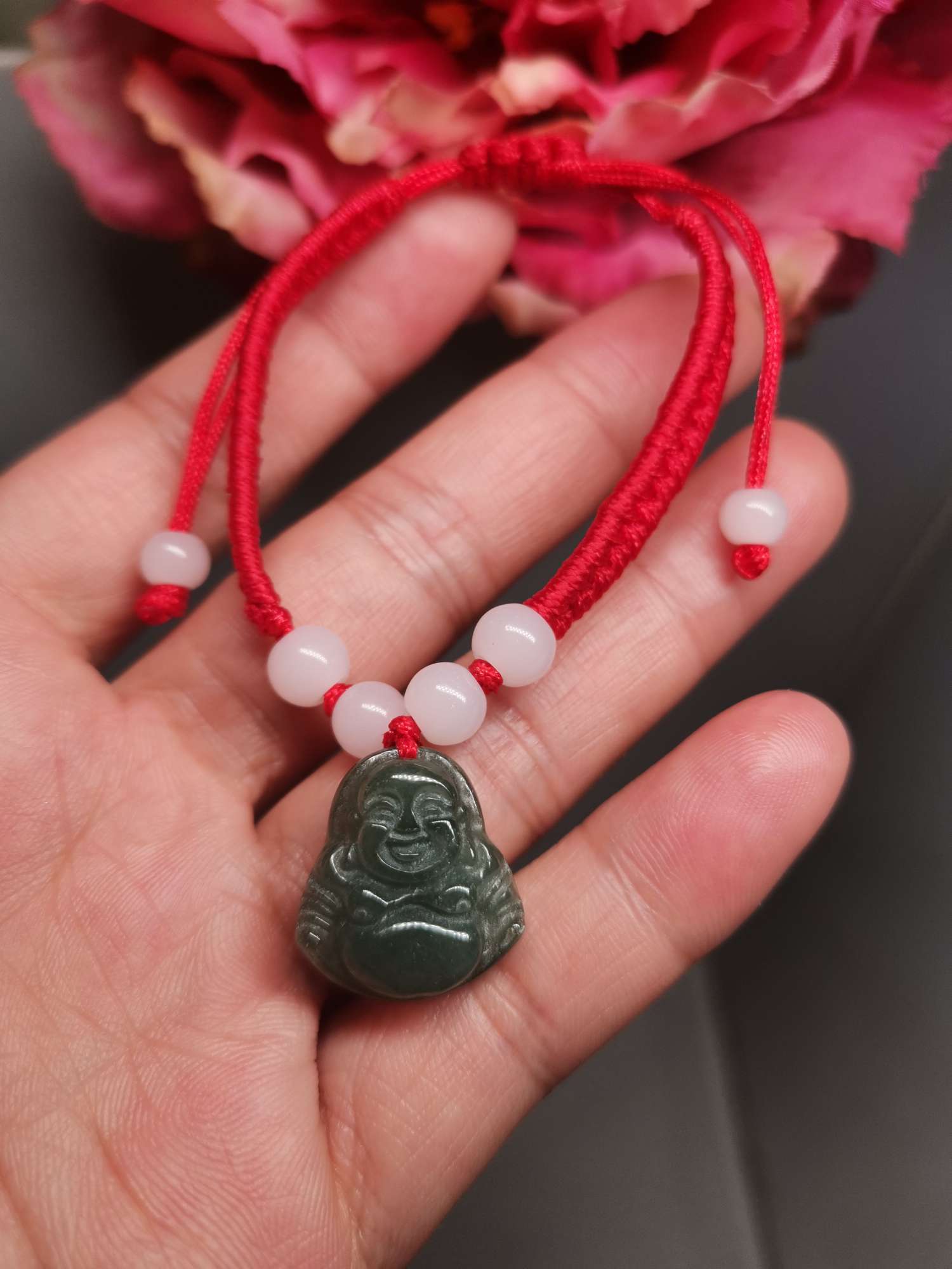 Myanmar jade jade. Aceite jade buddha pulsera details Picture
