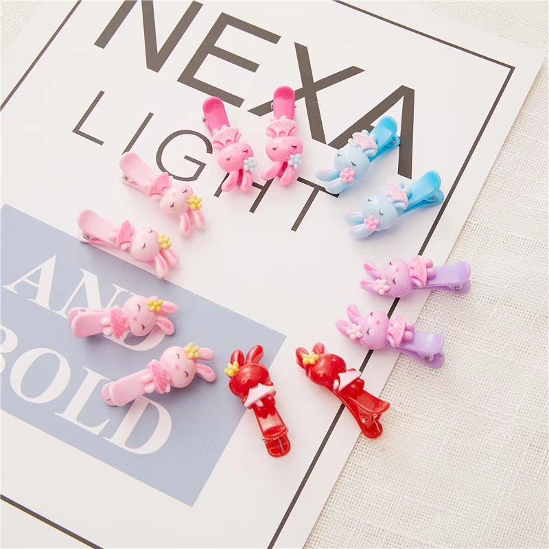 Children's hair clips, cute cartoon hair clips for baby girls, small gifts that won't damage hair, bangs clips, side clips, headwear and hair ties Specification image