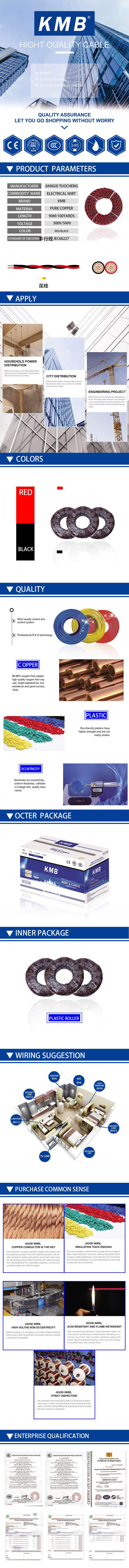 KMB RVS 2*0.5mm details Picture