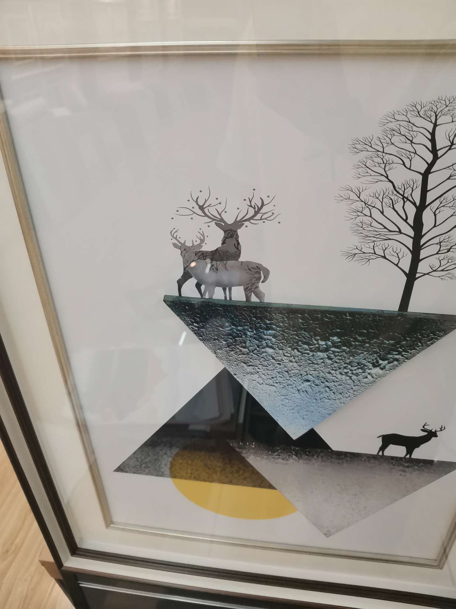 玄关装饰 画 走廊竖版入门北欧式过道进门壁画挂画玄幻背景墙画