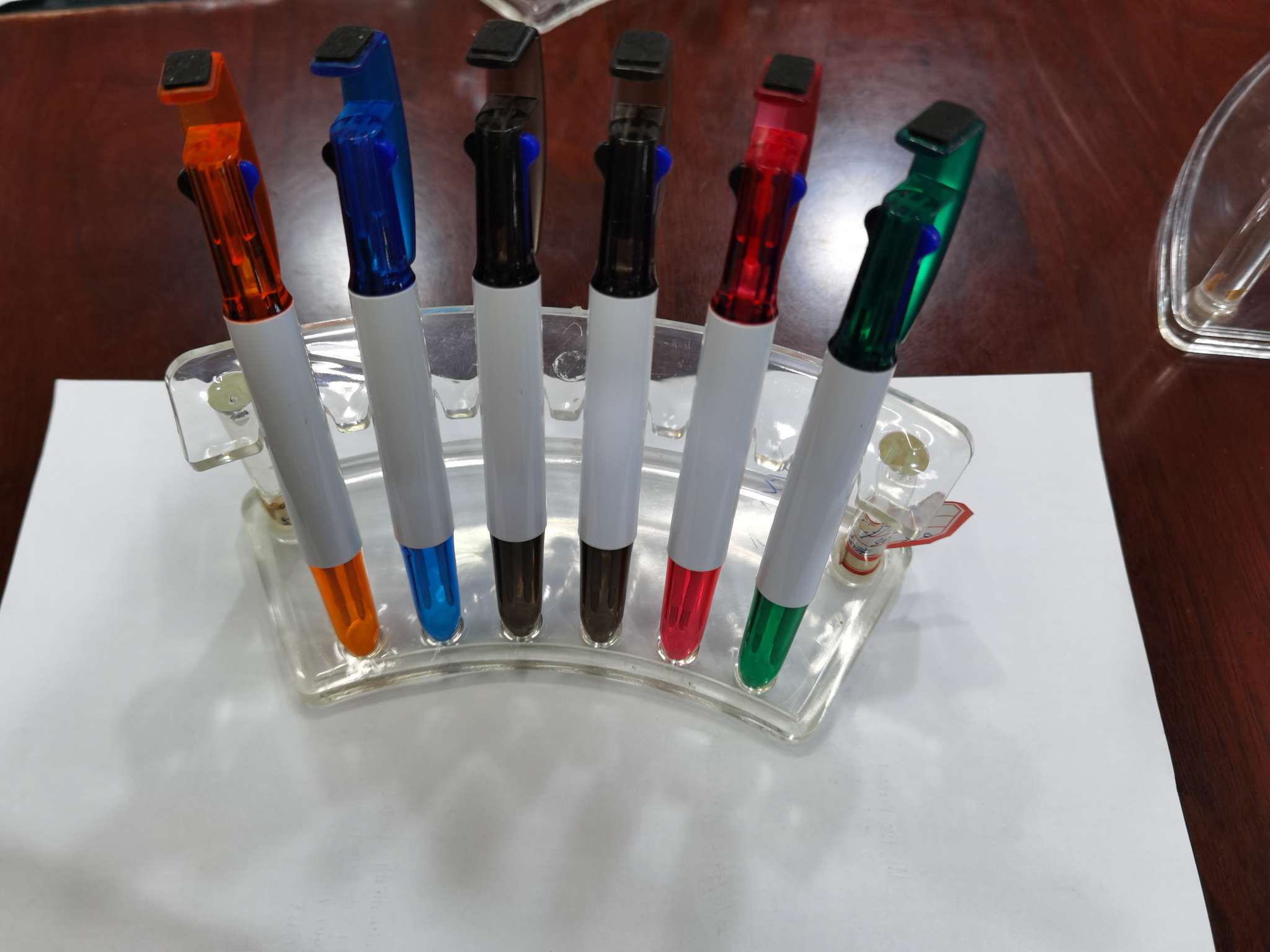Tonglu Yunshan Pen Office Culture Writing Tool Abs Plastic Business Press Mobile Phone Stand Ballpoint Pen Oil Pen