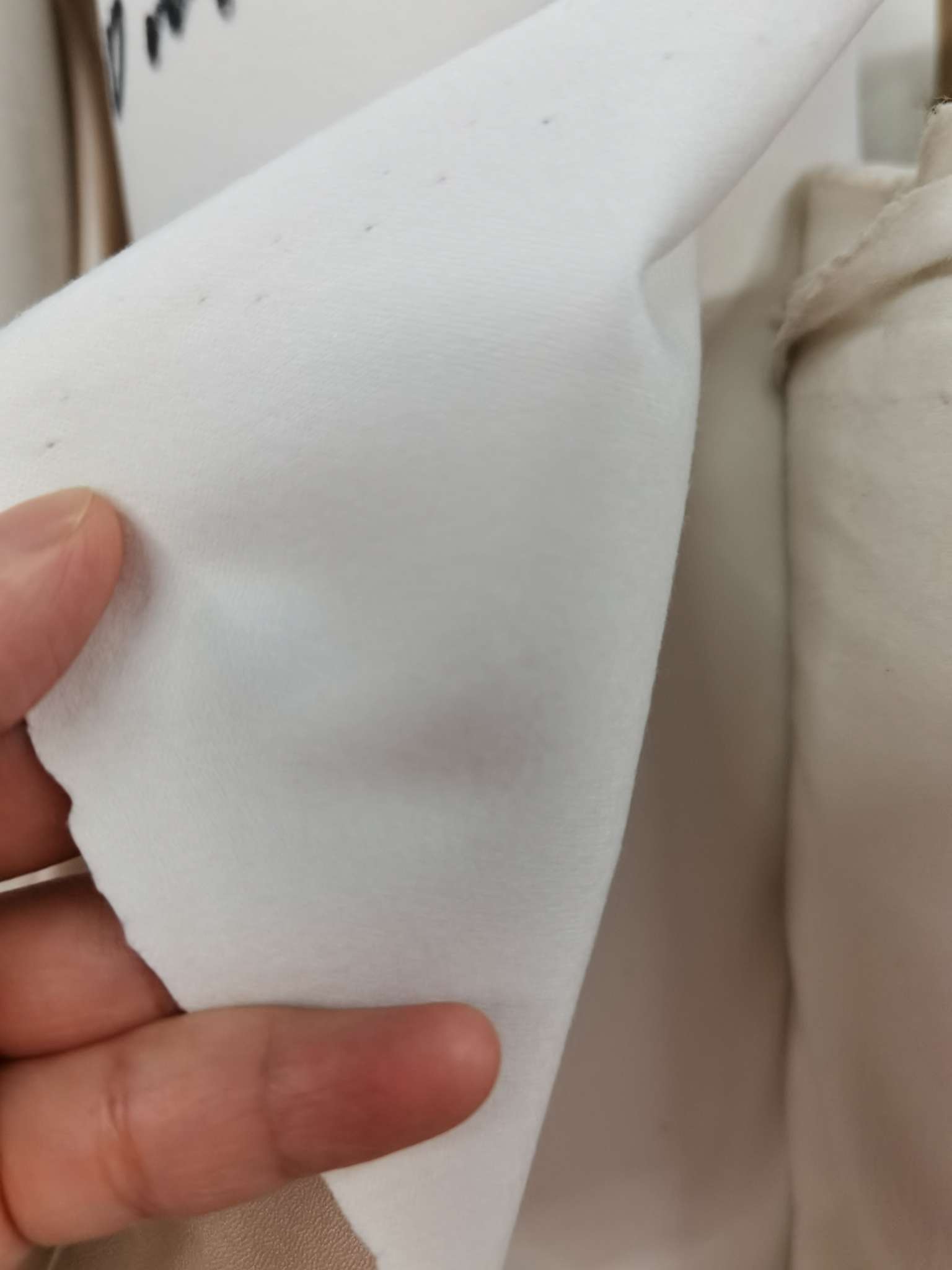 Imitation goat texture PU clothing leather fabric undefined