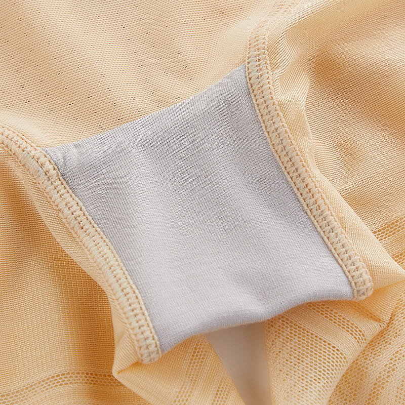 0097#轻透无痕收腹裤网孔超薄高透气平腿收腹裤详情图6