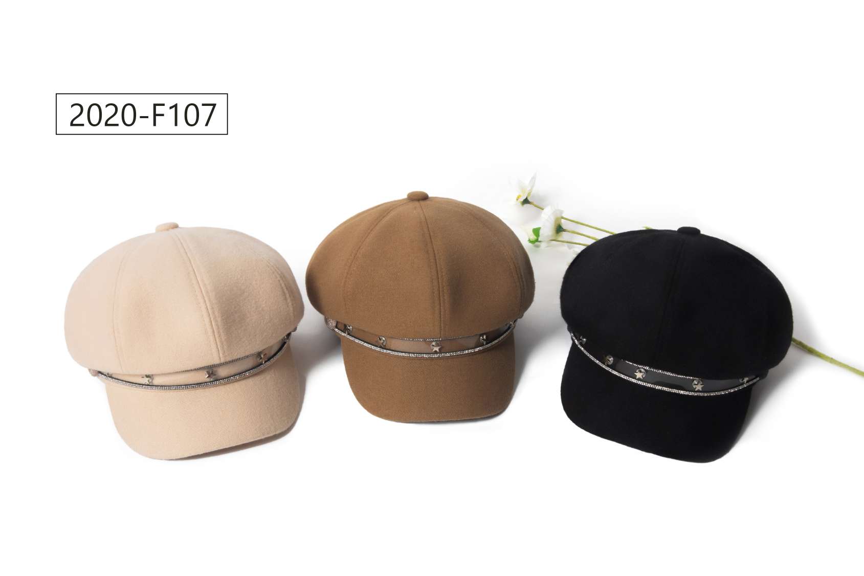 Korean version of Beret ornaments ornaments hat