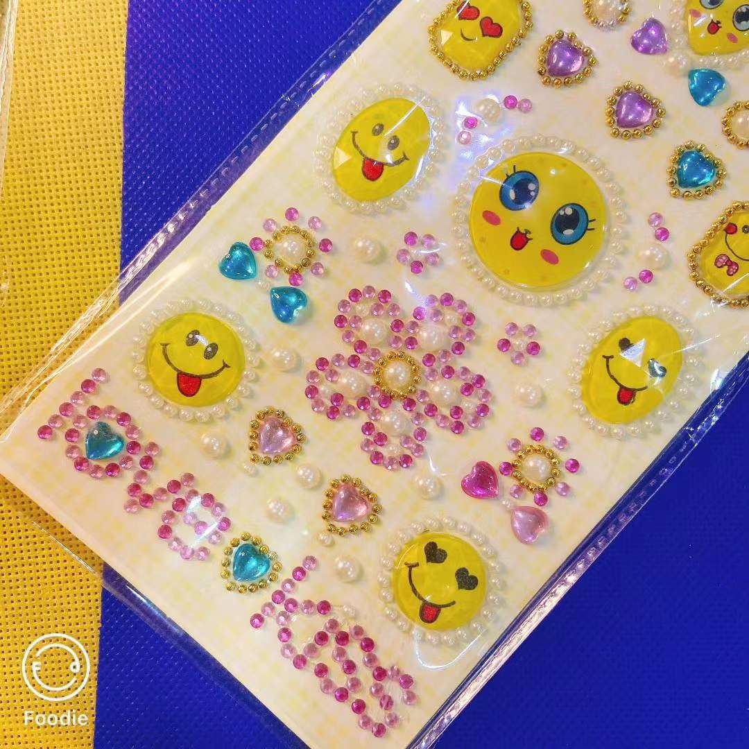Factory direct sales, custom-made smiling face acrylic stickers based on samples