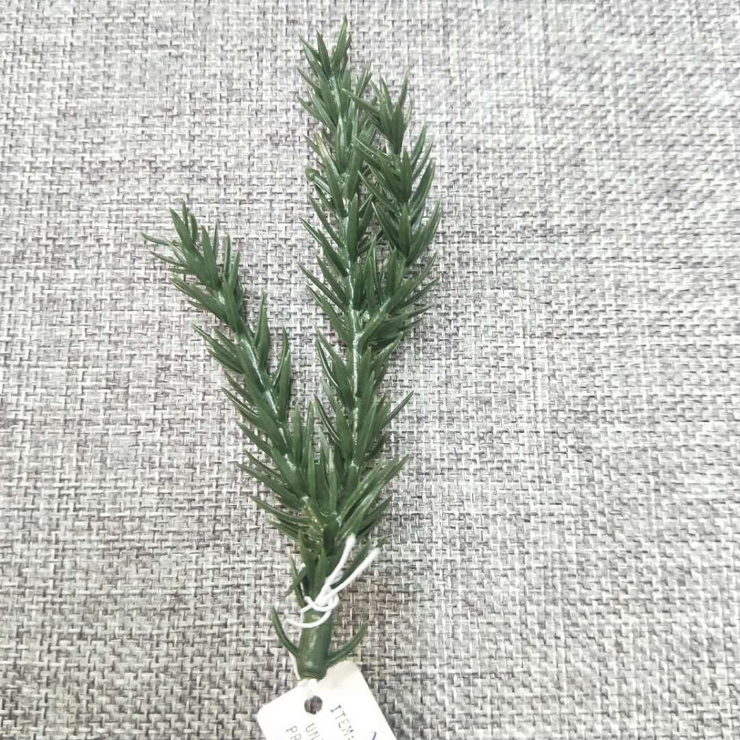 仿真植物松针双面立体三叉松针 圣诞树松针枝圣诞花松针辅材装饰