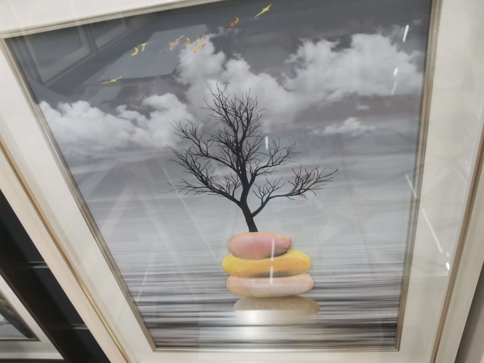 现代简约客厅画装饰大气餐厅壁画沙发背景墙轻奢挂 画高端