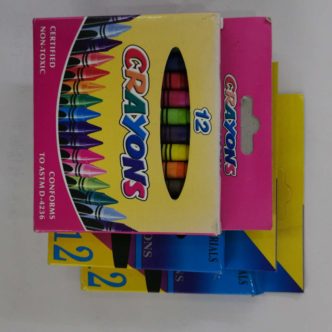 12 color crayons foreign trade crayons