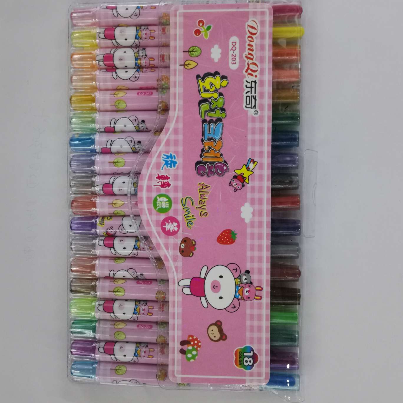 18 color rotating crayons, environmental crayons