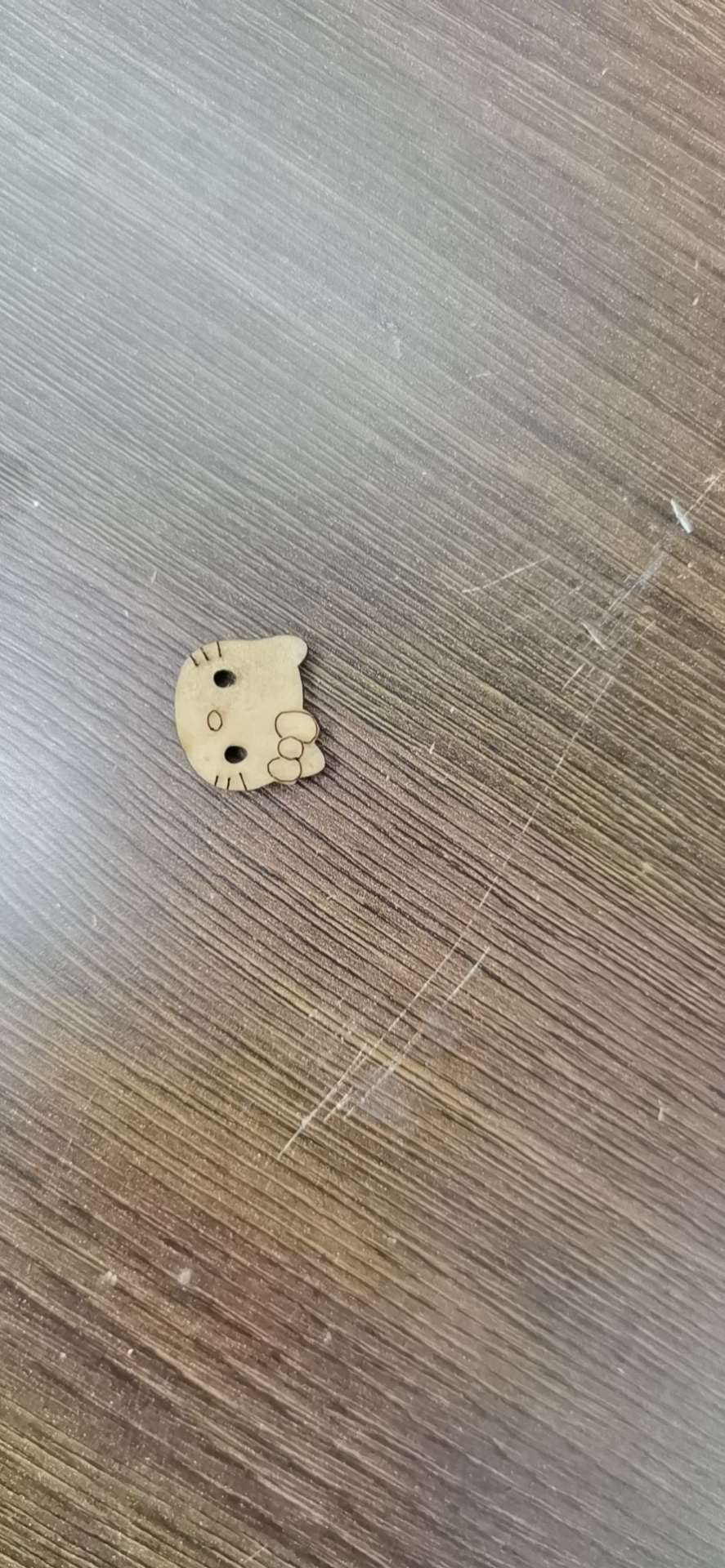木纽扣卡通木纽扣