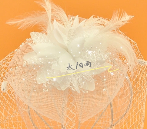 Elastic yarn nets, dress head-dress insignia on a cap 🌸 import material full figure