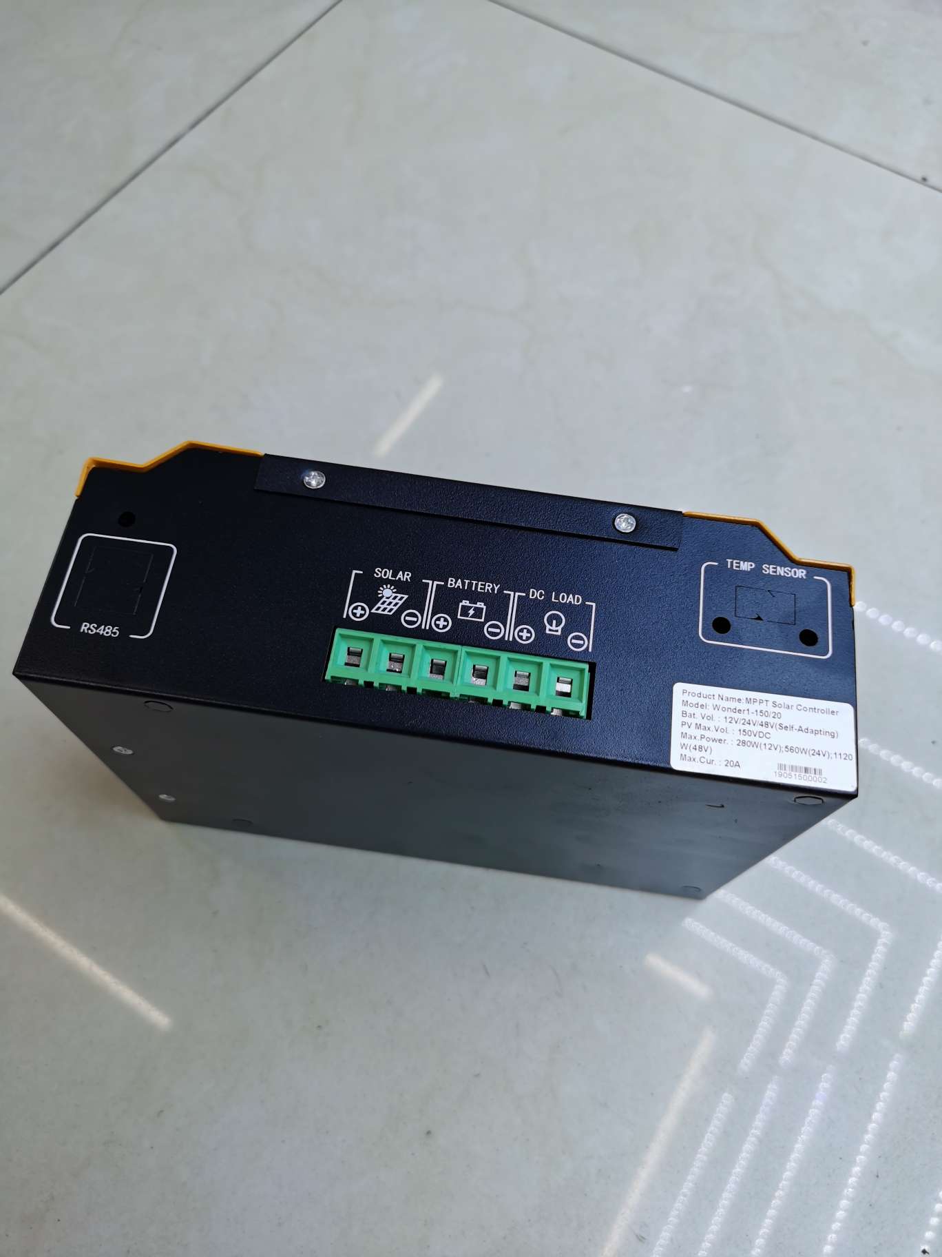 MPPT solar charging controller 30A 12v-24v-36v-48v Specification image