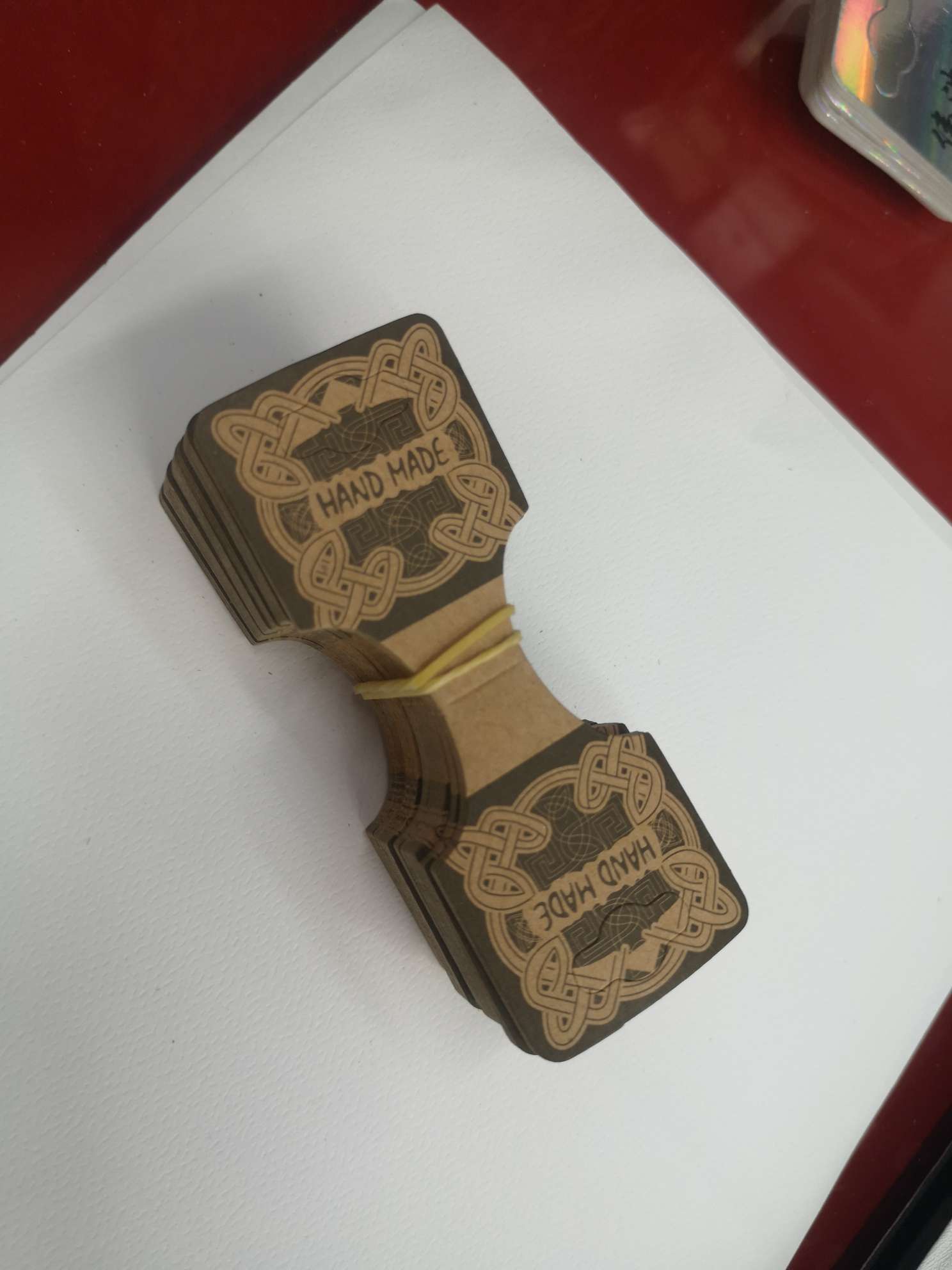 Kraft paper folding card jewelry card jewelry accessories necklace bracelet card thumbnail