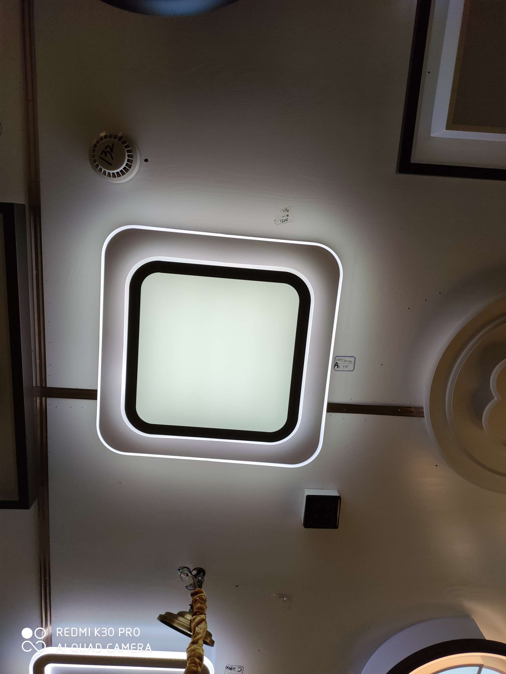 6893 square meters of straight-through 520X520 stepless dimming LED white light, warm light, night light and neutral light Application Scenario