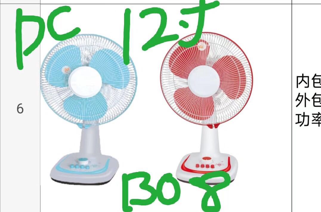 12VDC - 12-inch table fan