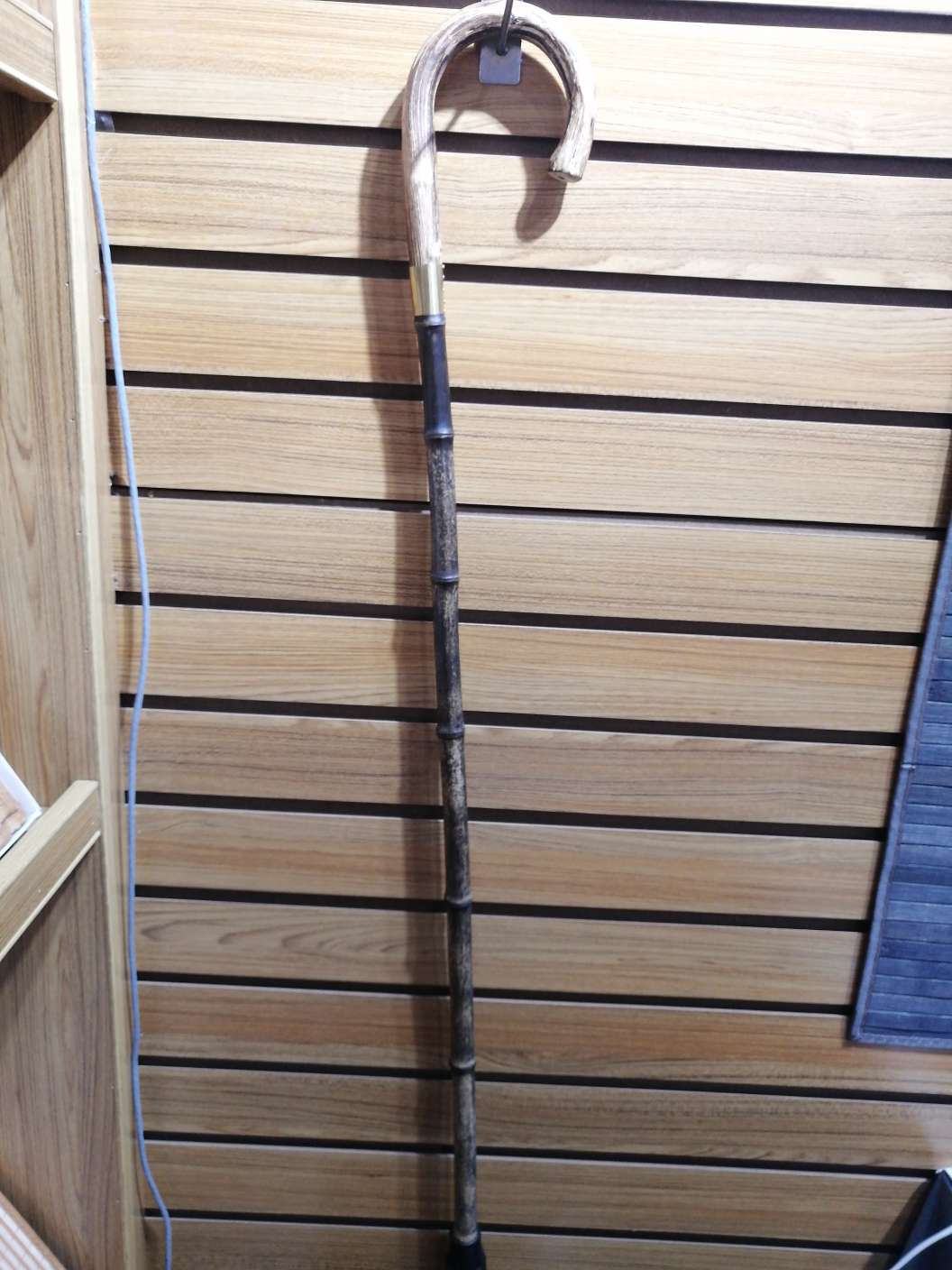 紫竹原木头拐杖