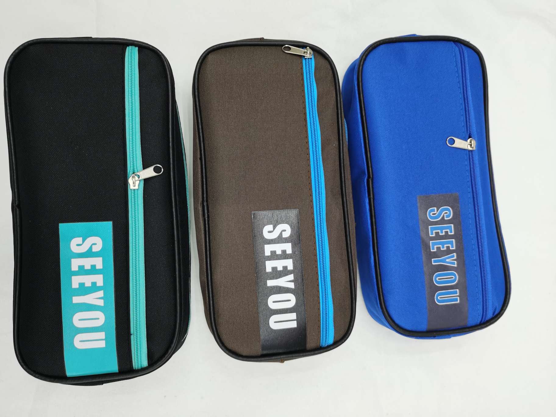 Pen bag Oxford nylon pen pen bag bag P Ⅴ C pen pen bag bag students advertising pen bag web celebrity pen bag of large capacity pen bag creative pen bag multi-function pen bag canvas bags cylinder pen bag of cotton and linen bags thumbnail