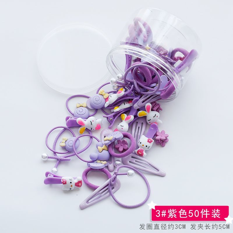 Korean children's hair accessories, hair ties, hair rubber bands, cute cartoon rubber rings, hair accessories, hair bands, hair clips, hair bands for girls Item Picture
