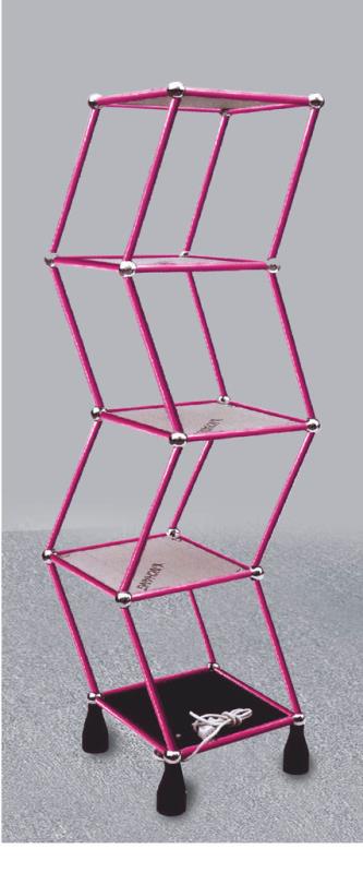 铝合金柱子亚克力层板电动摇摆架，跳舞架，尺寸35*35*150cm*5层，有S管和直管，220V或者110V电压，细节图