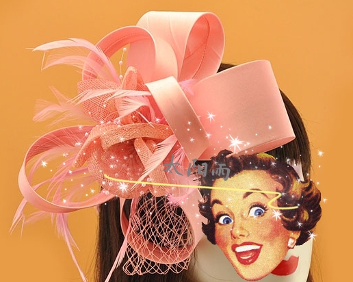 Elastic yarn nets, dress head-dress insignia on a cap 🌸! details Picture