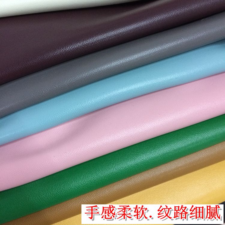 Imitation goat texture PU clothing leather fabric