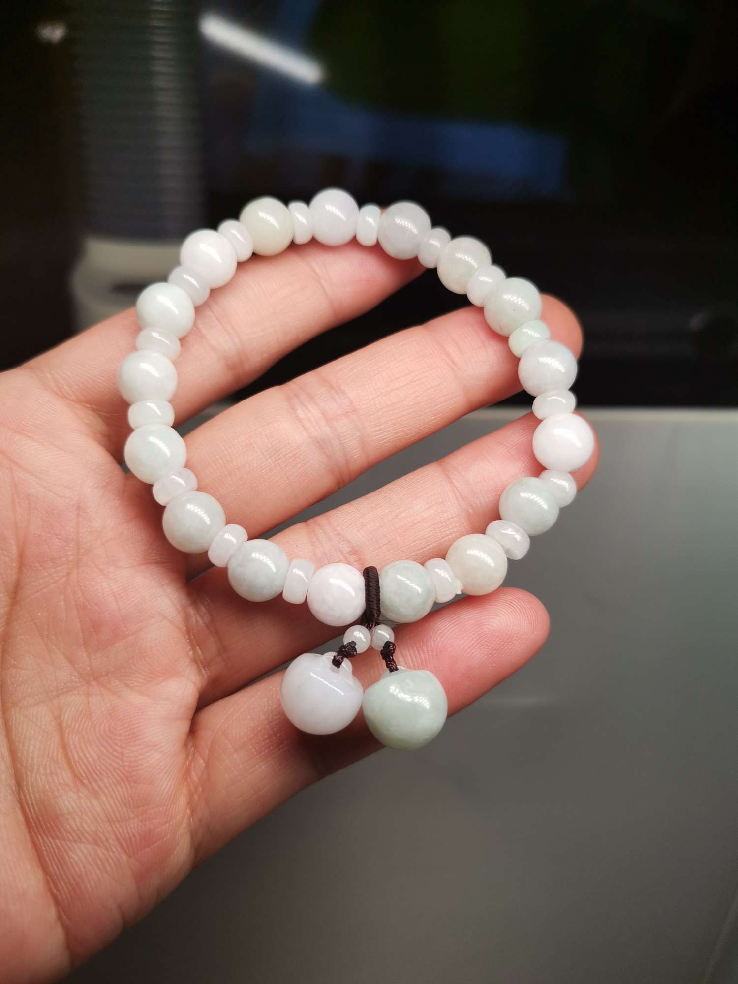 Burmese jadeite jade. Apple 🍎 bracelet thumbnail