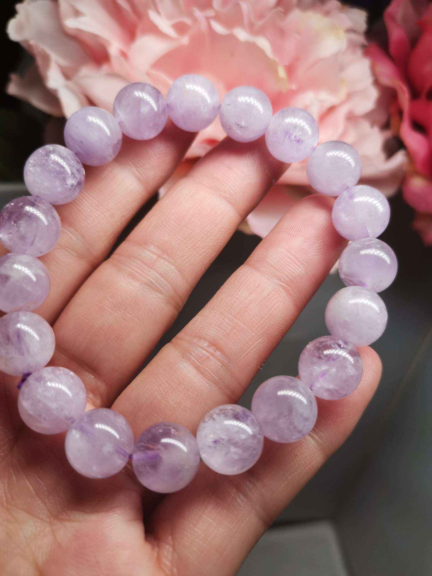 Cristal natural (color lavanda). Colores ultra hermosos details Picture