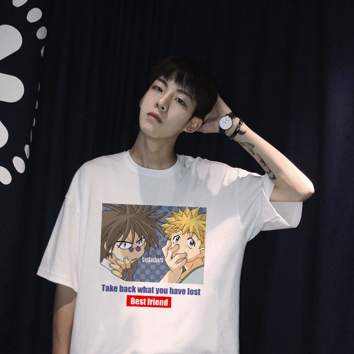 Fashionable men's short-sleeved T shirt fashionable men's short sleeved shirt d thumbnail