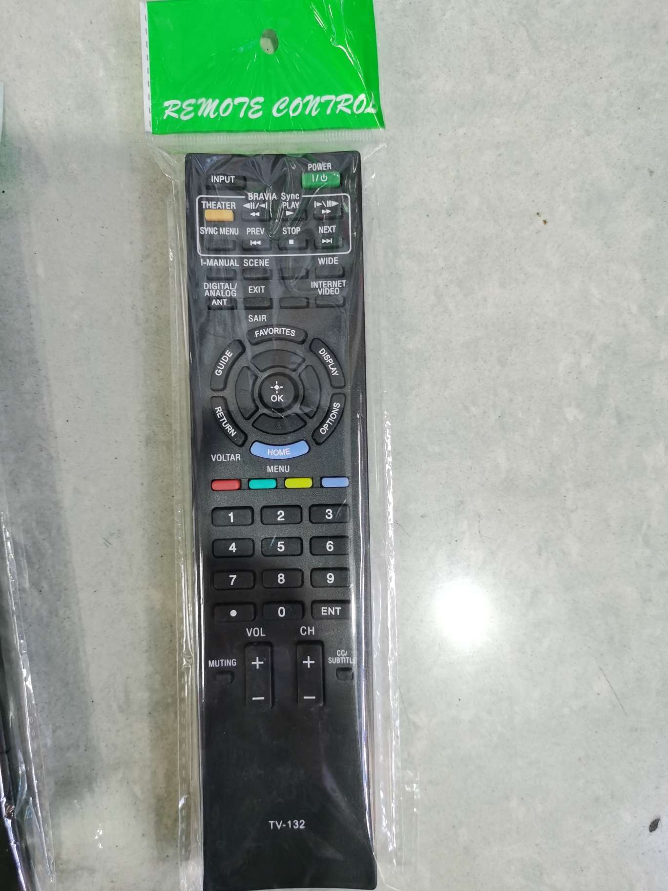 TV132LEDLCD TV remote control