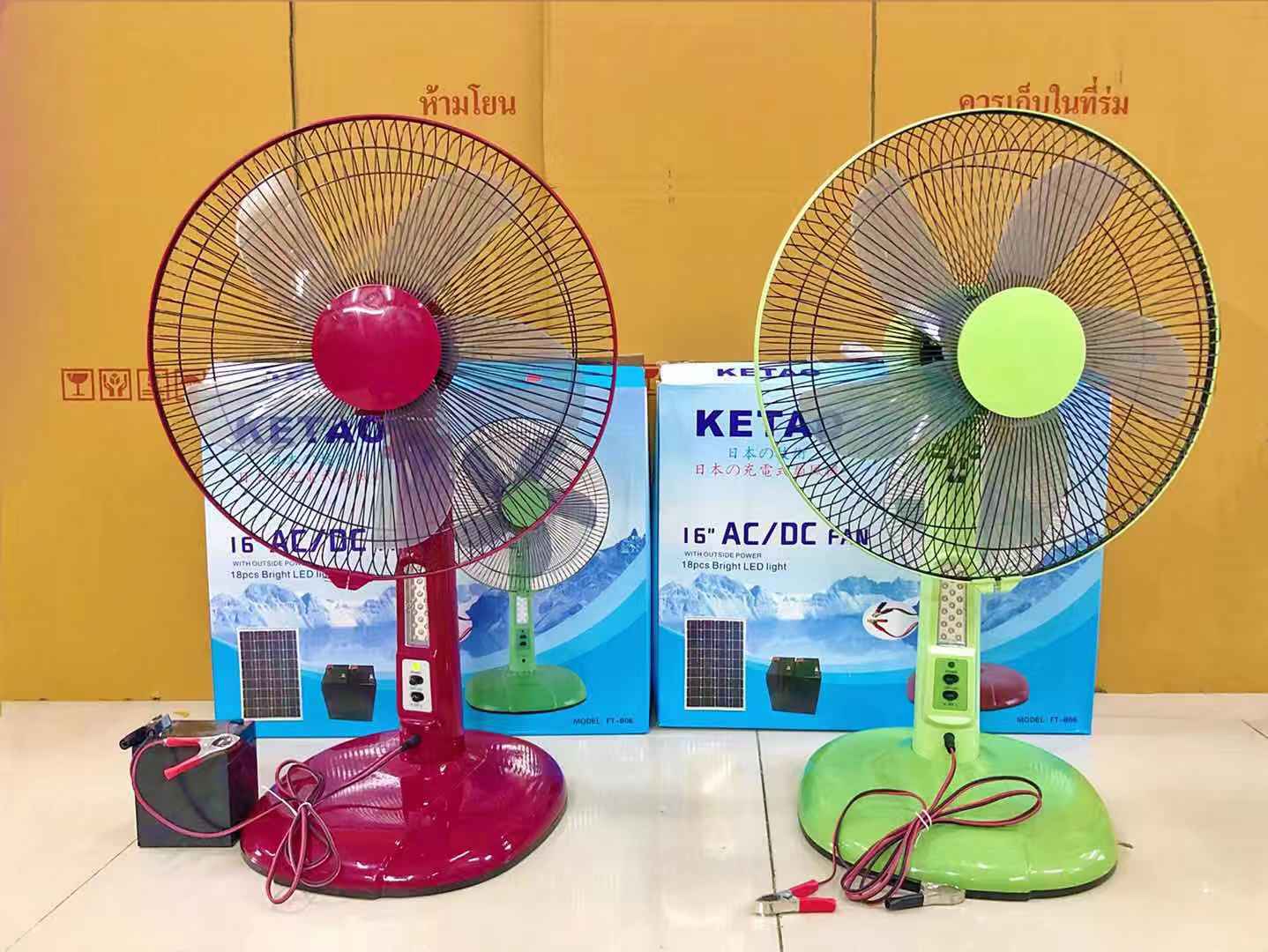 12VDC - B06 standing fan, 16 inches details Picture
