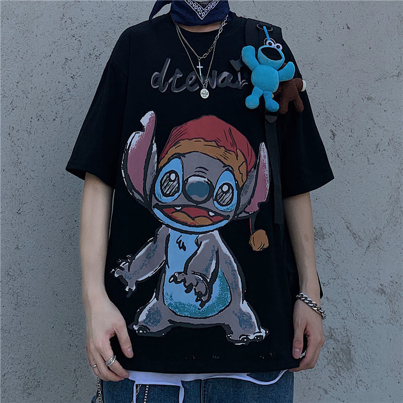 Fashionable men's short-sleeved T-shirts Ultra wide summer new cotton round neck men's half sleeve shirt Q thumbnail