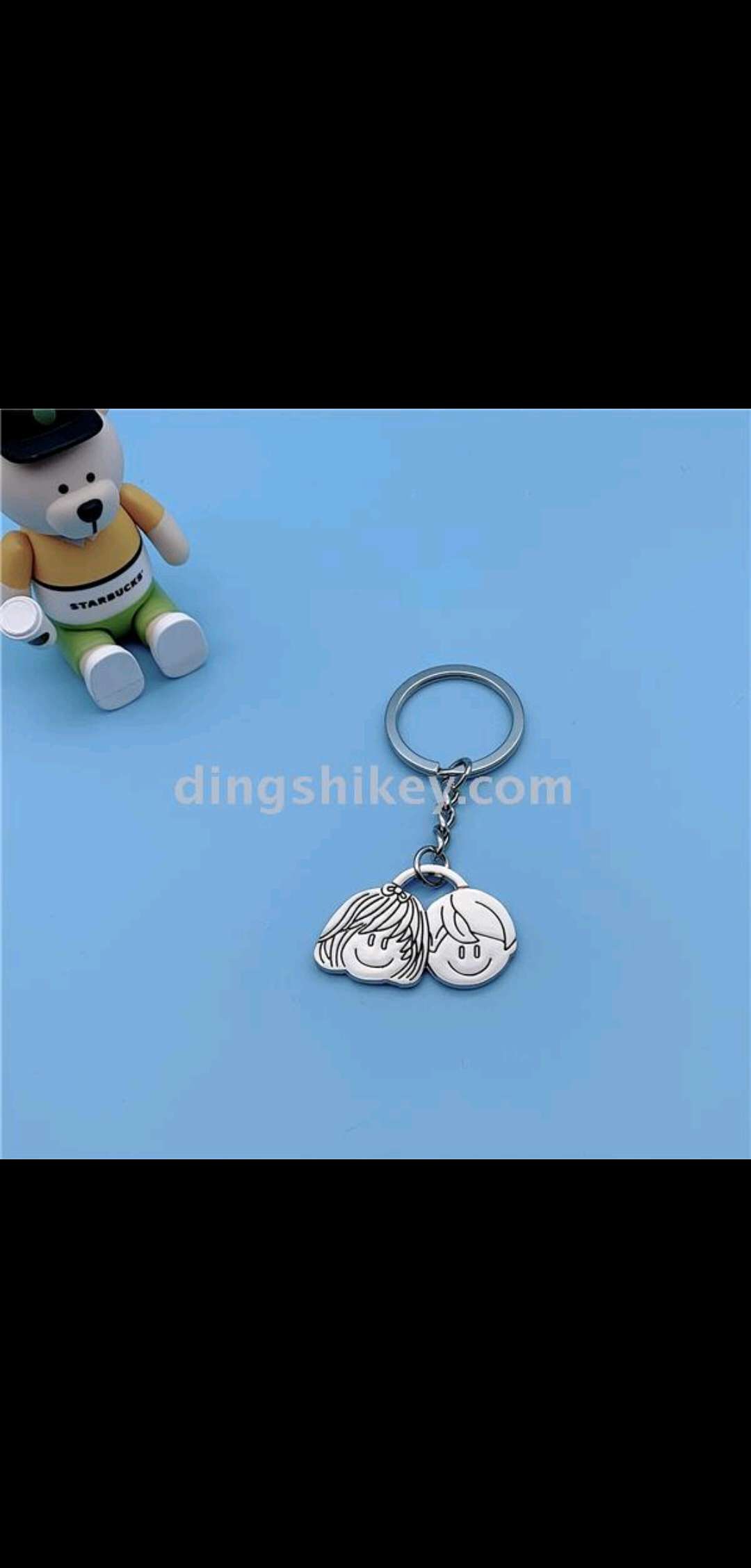 Zinc alloy little Angel keychain Application Scenario