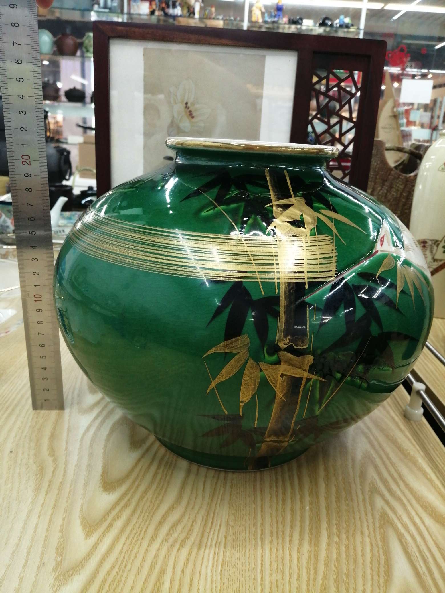 花瓶/蜡烛摆件/钻条绳/陶瓷花瓶/入油摆件细节图