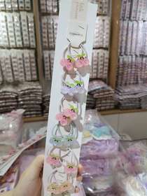 Resin cherry rubber band for kids