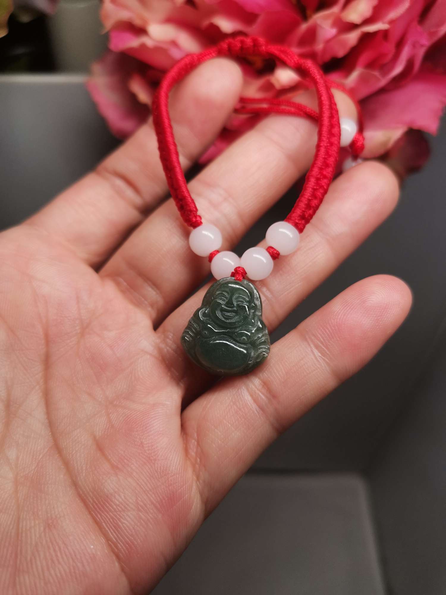Myanmar jade jade. Aceite jade buddha pulsera Application Scenario
