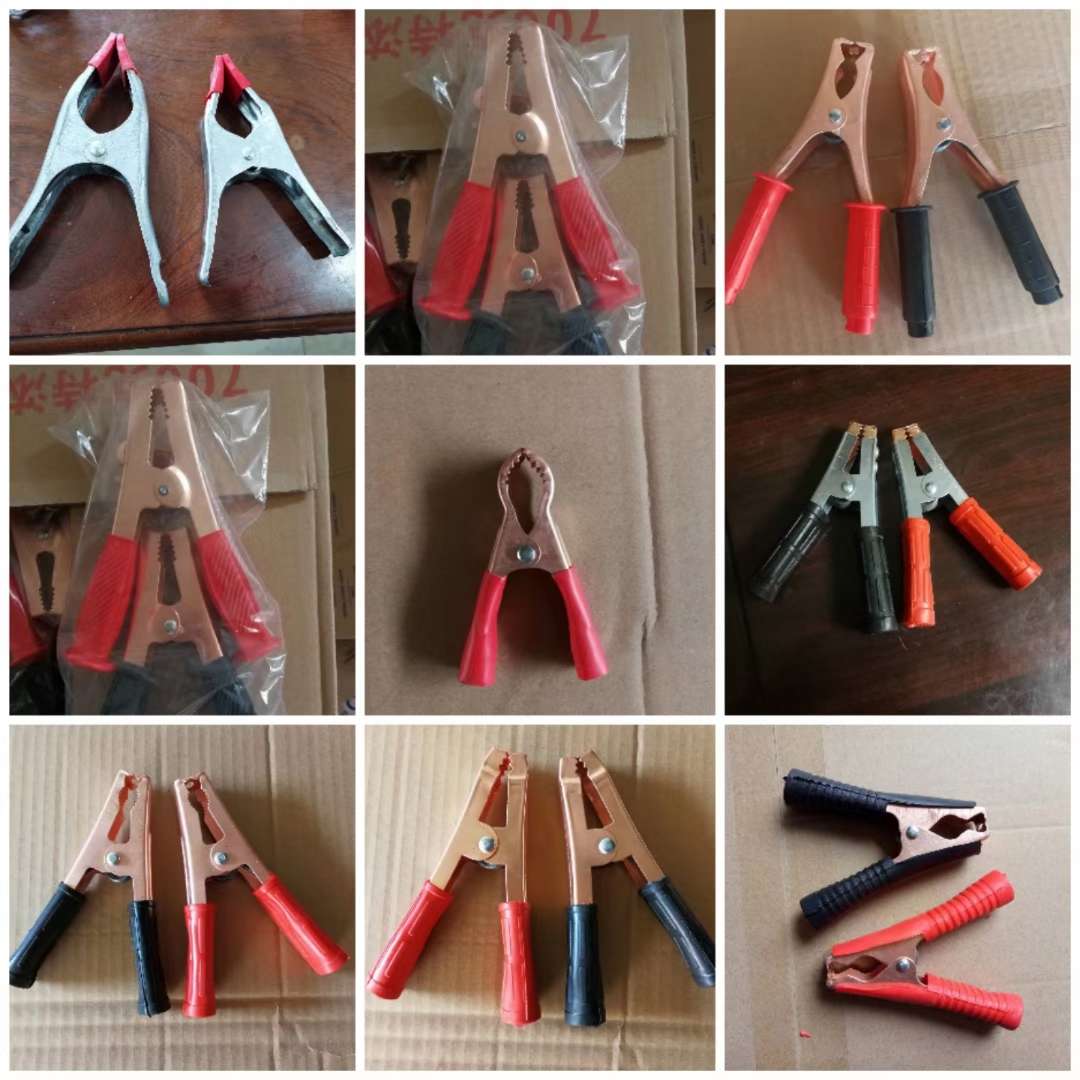 Welding clamp Battery clamp crocodile clamp Welding tools Welding tools Hardware tools welding handle labor protection products Specification drawing