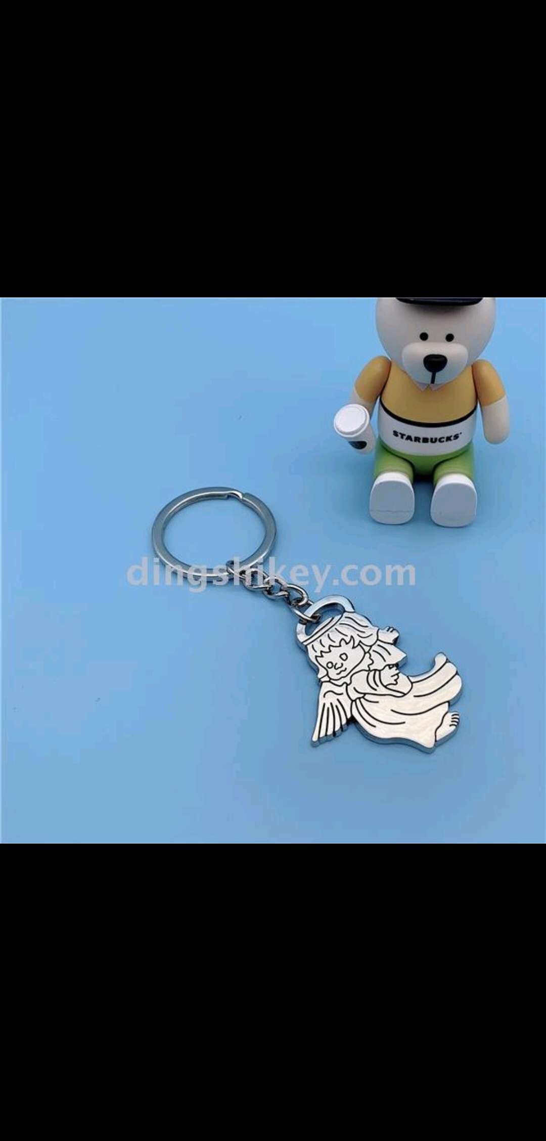 Zinc alloy pendant angel keychain Application Scenario
